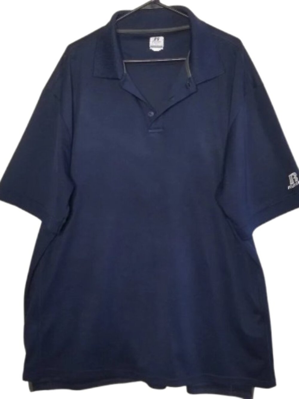 Russell Athletic Blue Short Sleeve Polo T Shirt XXL